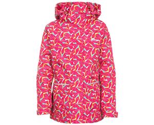 Trespass Childrens Girls Twinkling Waterproof Jacket (Pink Lady) - TP4053