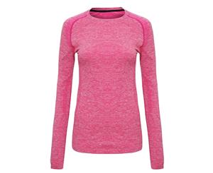 Tridri Womens/Ladies Seamless 3D Fit Multi Sport Performance Long Sleeve Top (Pink) - RW6188