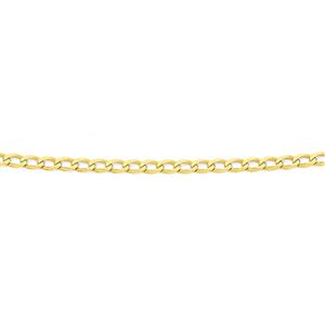 9ct Gold 25cm Solid Curb Anklet