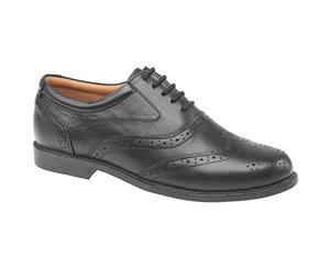 Amblers Liverpool Oxford Brogue / Mens Shoes (Black) - FS524