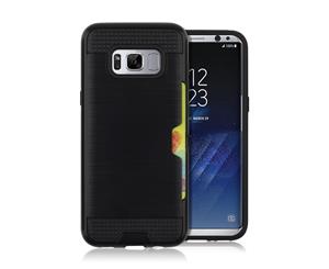 Black Credit Card ShockProof Tough Strong Case For Samsung Galaxy S8