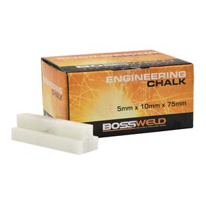 Bossweld 75 x 10 x 5mm Engineers Chalk - 50 Pack