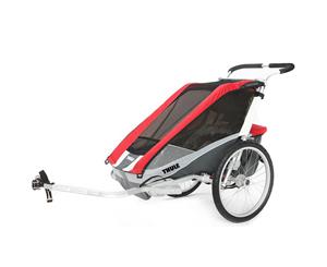 Chariot Thule Cougar 2 Red includes Bike Kit