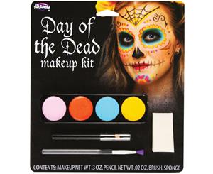 Day of the Dead Female Face Painting FX Makeup Kit