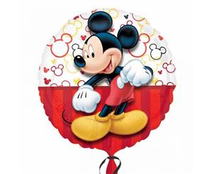 Disney Anagram 18 Inch Circle Mickey Mouse Foil Balloon (Multicoloured) - SG7628