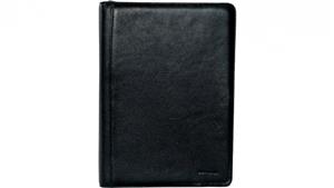 Leather A4 Business Compendium/Folio - Black