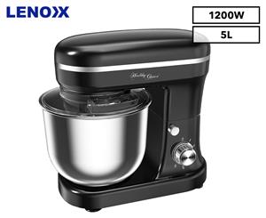 Lenoxx 5L Powerful Mix Master Stand Mixer - Black