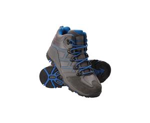 Mountain Warehouse Boys Durable Boots with Mesh Upper and Hardwearing Outsole - Blue