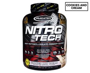 Muscletech Nitro-Tech Whey Isolate Protein Powder Cookies & Cream 1.81kg