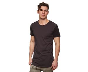 Nena & Pasadena Men's Core Tall Tee / T-Shirt / Tshirt - Charcoal/Black