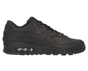 Nike Men's Air Max 90 Leather Sneakers - Black/Black