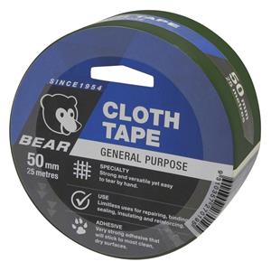 Norton Bear 50mm x 25m Green Cloth Tape