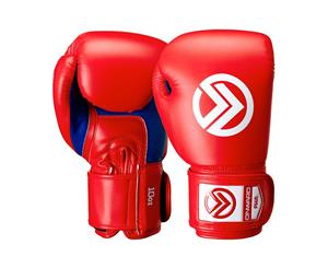 Onward Sabre Boxing Glove - Hook And Loop Boxing Gloves  Sparring Training Heavy Bag Boxing Kickboxing Muay Thai Mma Gloves - Red