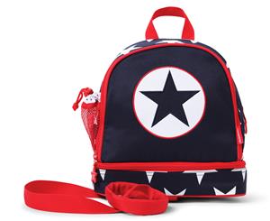 Penny Scallan Kids' Navy Star Junior Backpack w/ Safety Rein