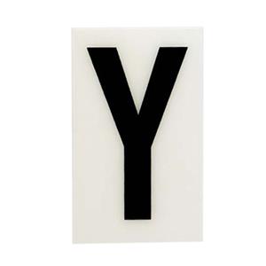 Sandleford 60 x 35mm White Self Adhesive Letter Y