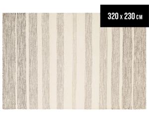 Scandi Floors Artisan Wool 320x230cm Rug - Medium Grey