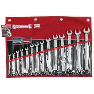 Sidchrome 14 Piece Metric Ring & Open End Spanner Set
