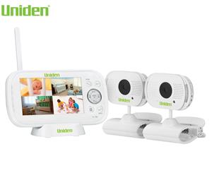 Uniden BW3102R 4.3-Inch Digital Wireless Baby Video Monitor w/ 2 Cameras & App Dock