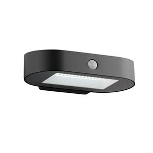 Verve Design Black Payton Solar Wall Light With Sensor