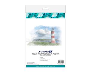 X-Press It - Aqua water colour paper 300gsm A4 Pack of 25