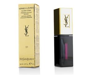 Yves Saint Laurent Rouge Pur Couture Vernis a Levres Glossy Stain # 51 Magenta Amplifier 6ml/0.2oz