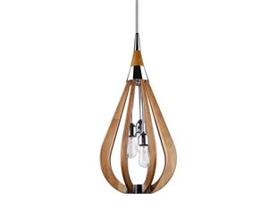 3LT Variety Light Bonito Contemporary Timber Pendant Chandelier Interior Lighting