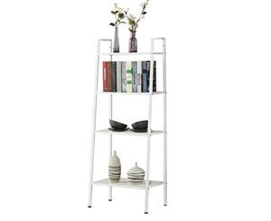 4 Tier Ladder Shelf Display Rack White Colour