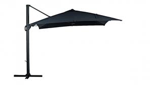 Apollo 3m x 4m Rectangular Cantilever Outdoor Umbrella - Charcoal