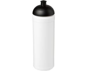 Baseline Plus 750Ml Dome Lid Sport Bottle With Grip (White/Solid Black) - PF2818