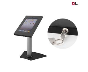 Brateck Anti-Theft Secure Enclosure Countertop Stand for iPad- Black with Adjustable Height Functio