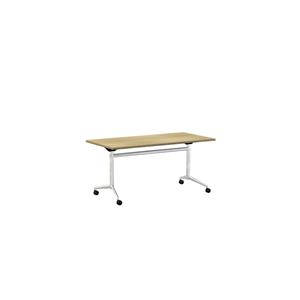 CeVello 1500 x 750mm Silver Frame And Oak Top Flip Table