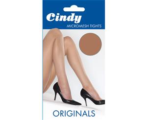 Cindy Womens/Ladies Micromesh Tights (1 Pair) (American Tan) - LW107