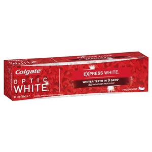 Colgate Optic White Express White Fresh Mint Whitening Toothpaste with hydrogen peroxide 125g