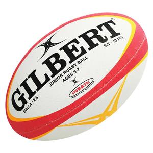 Gilbert Zenon Pathways Wallabies Rugby Ball White / Yellow 2.5