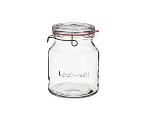 Luigi Bormioli Lock Eat Glass Food Storage Jar 2L