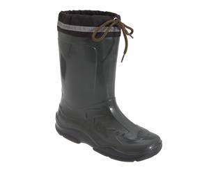 Mirak Splash Childrens Warmlined Boot / Boys Waterproof Boots (Green) - FS2078