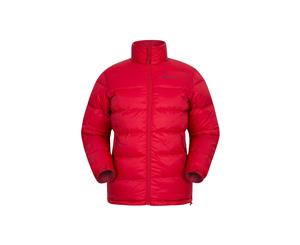 Mountain Warehouse Drift Mens Down Jacket - Padded Coat Warm Camping - Red