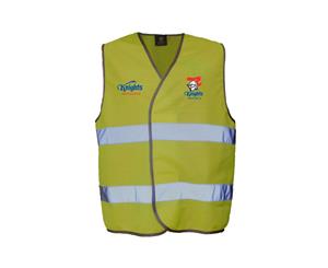 Newcastle Knights NRL HI VIS Safety Work Vest Reflective Shirt YELLOW