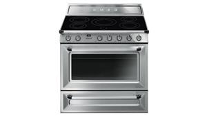 Smeg 900mm Victoria Induction Freestanding Cooker - Stainless Steel