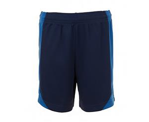 Sols Childrens/Kids Olimpico Football Shorts (French Navy/Royal Blue) - PC2789