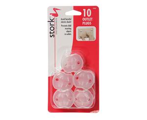 Stork Safety Outlet Plugs 10pk