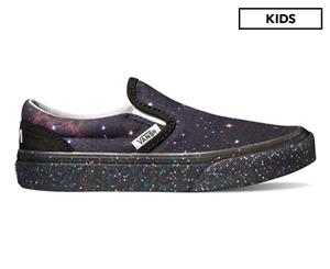 Vans Kids' Pre/Grade-School Space Voyager Galaxy Slip-On Shoe - Galaxy/Black