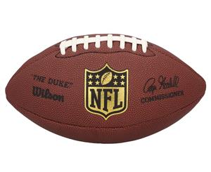 Wilson NFL Duke Replica Size 5 American Football - Brown