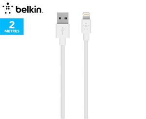 Belkin MixitUp 2m Lightning To USB ChargeSync Cable - White