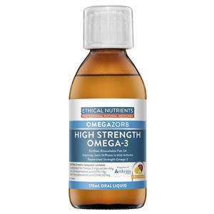 Ethical Nutrients OMEGAZORB High Strength Omega-3 Liquid (Fruit Punch) 170ml