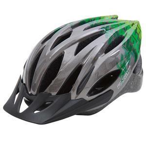 Flight Explorer Kids Bike Helmet Charcoal / Green 51 to 55cm