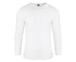 Floso Mens Thermal Underwear Long Sleeve T Shirt Top (Standard Range) (White) - THERM22
