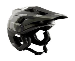 Fox Dropframe MTB Bike Helmet Black Camo