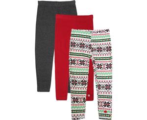 Limited Too Girls 3 Pack Holiday Leggings