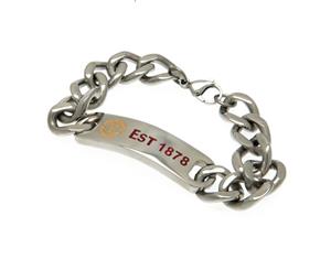Manchester United Fc Established Chunky Bracelet (Silver) - TA1185